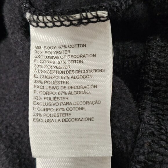 The North Face Mens Hoodie Size XL Black Distressed - Picture 10 of 10